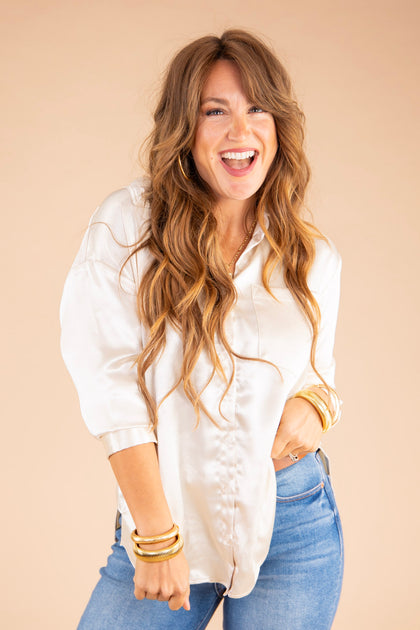 Shooting For The Moon Button Down Top | Free People - FINAL SALE