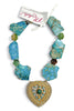 Made in the Deep South 1960s Pendant 1960s Jasper Beads  Necklace