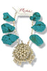 Made In The Deep South 1950s Brooch 1960s Turquoise Necklace