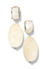 Part of You Ivory Drop Earrings