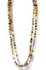 Looking Through You Beaded Stone Strand Necklace