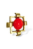 Yochi Peacemaker Coral Ring