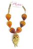 Made In The Deep South 1970s Pendant 1970s Carnelian Beads Necklace