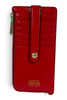 Frances Valentine Cher Crinkled Red Leather Wallet
