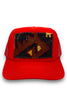 Kilim Trucker Hat - Red 187