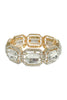 Pretty Glow Clear Pave Stretch Evening Bracelet