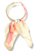 Maisey Dust Pink Silk Scarf Wrapped Collar Necklace