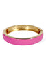 Circle Of Friends Hot Pink Hinge Bangle Bracelet