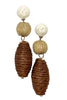 Hidden Secrets Earring - Brown