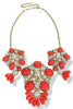 Leilani Red Beaded Statement Necklace