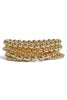 Dainty Gold Stretch Bracelet Set