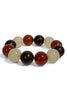 See You Soon Brown Multi Ball Stretch Bracelet