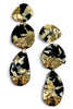 Never Fails Black Dangle Earrings