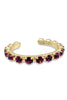 Riveting Romance Cuff - Bright Gold Merlot | Sorrelli