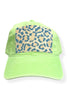 Kilim Baseball Hat - Lime 134 *Final Sale*