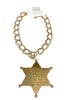Made In The Deep South 1960s Elvis Badge 1970s Chain Necklace
