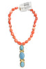 Made In The Deep South 1950s Brooch 1960s Coral Necklace