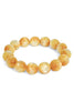 New Adventures Mustard Stretch Beaded Bracelet