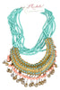 Made In The Deep South 1960s Turquoise Pendant 1950s Necklace