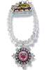 Rockstar in Rome Pink Tourmaline and Crystal Necklace