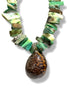 Made in the Deep South 1960s Cowrie Shell 1960s Chrysoprase Necklace