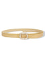 Self Aware Gold Faux Leather Belt