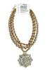 Made In The Deep South 1950s Brooch 1960s Chain 1970s Bead Necklace