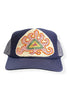 Kilim Trucker Hat - Navy 249