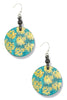 Whole New World Turquoise Round Earrings