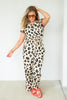 Moving Along Red & Animal Printed Wide Leg Pant