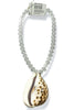 Made in the Deep South 1960s Cowrie Shell 1940s Crystal Necklace
