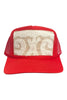 Kilim Trucker Hat - Red 294