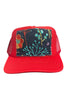 Kilim Trucker Hat - Red 292