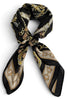 More To Happen Black Square Scarf