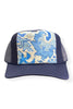 Kilim Trucker Hat - Navy 245