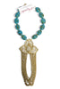 Made in the Deep South 1960s Pendant 1960s Turquoise Beads Necklace