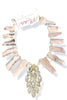 Made In The Deep South 1940s Pendant 1960s Opal Bead Necklace