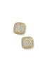 Something More Gold Pave Stud Earrings