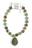 Made in the Deep South 1960s Brooch 1960s Chrysoprase Beads Necklace