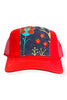 Kilim Trucker Hat - Red 330