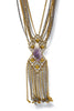 Made in the Deep South 1960s Raw Amethyst Necklace *Final Sale*
