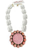 Made in the Deep South 1960s Agate 1970s Crystal Necklace