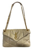 YSL Puffer Small Dark Beige Bag