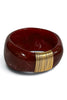 Kallie Red Resin Bangle Bracelet