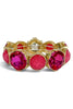 Sweet As Can Be Fuchsia Stone Stretch Bracelet