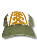 Kilim Baseball Hat - Olive 1