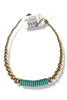 Made in the Deep South 1960s Turquoise 1960s Gold Bead Necklace