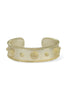 Keeping It Up Gold Dotted Cuff Bracelet