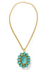 Virtue Harley Oval Turquoise Pendant Necklace