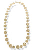Next Level Gold Hammered Disk Necklace